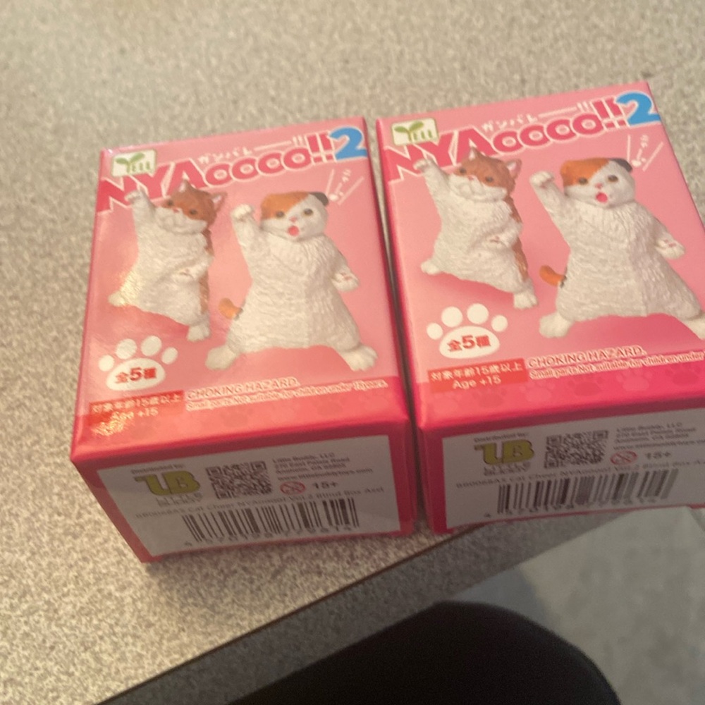 Surprise cat figure